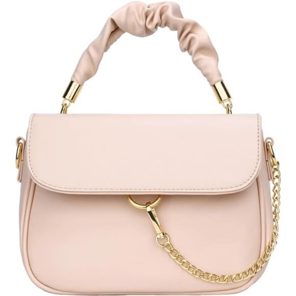 Handbags - Ruched Crossbody Bags for Women and Teenagers Trendy A-pink
